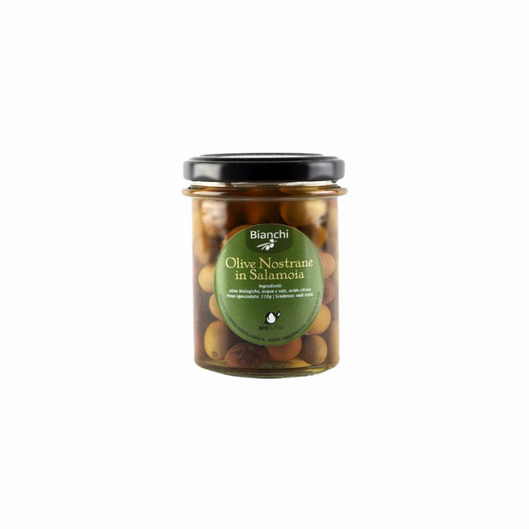 Olives biologiques en saumure