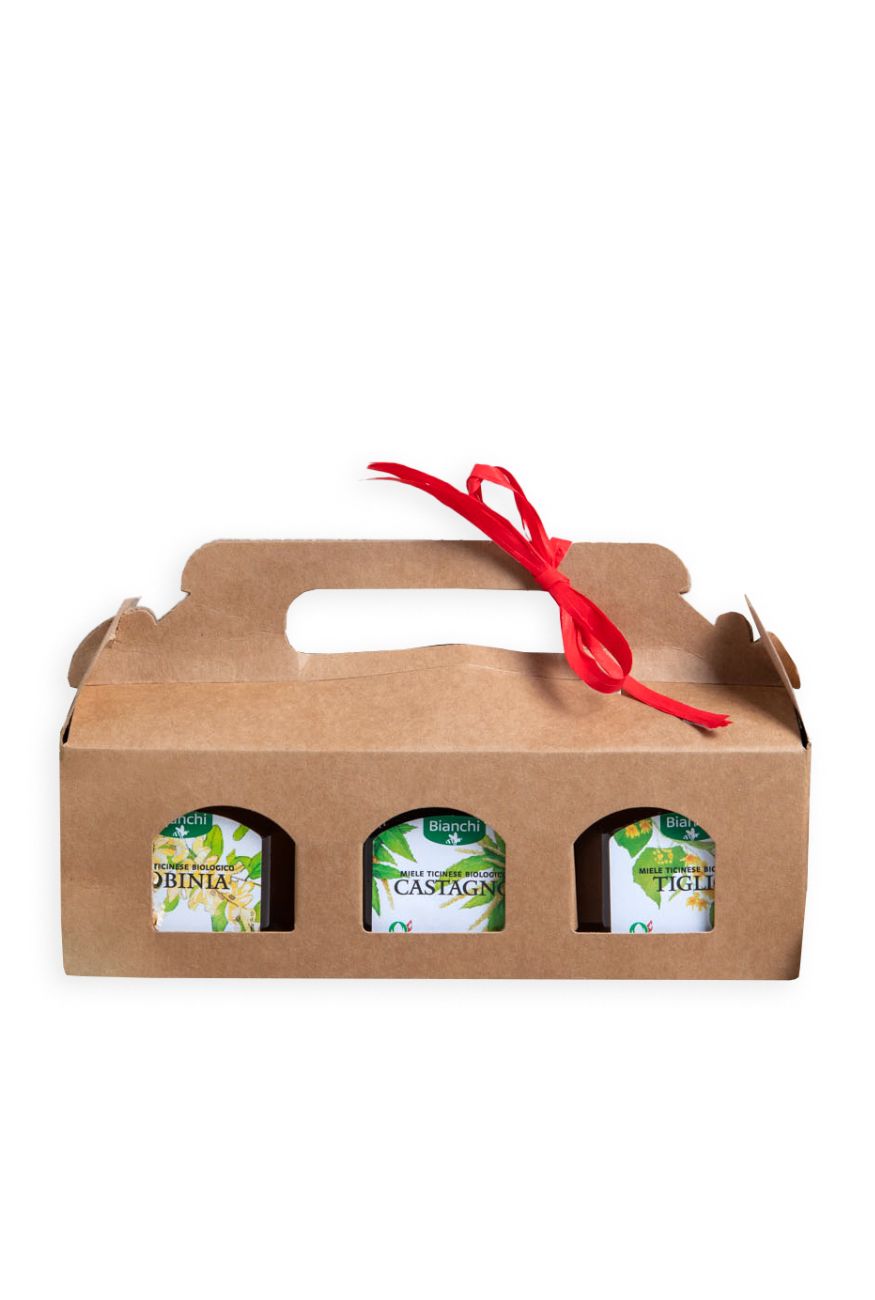 Tris Mieli 250 grammi (Castagno,Robinia,Tiglio)